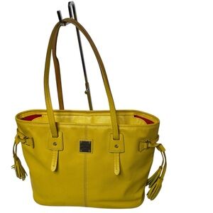 Dooney & bourke leather tote bag